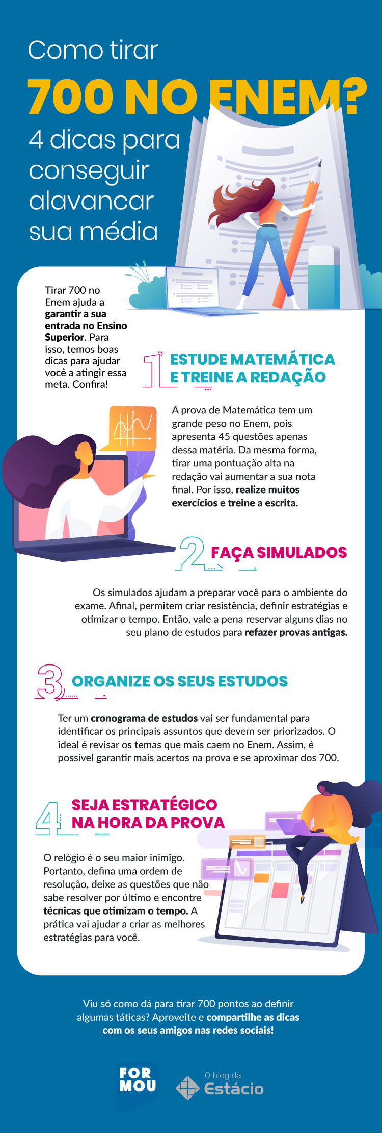 Quanto precisa tirar no Enem para passar em Psicologia? Confira