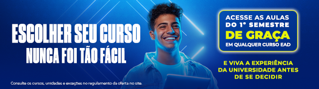 Comece a estudar agora: aproveite grátis